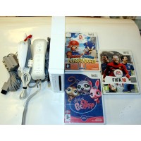 Nintendo Wii m. 3 spill Nintendo Wii m. 3 spill